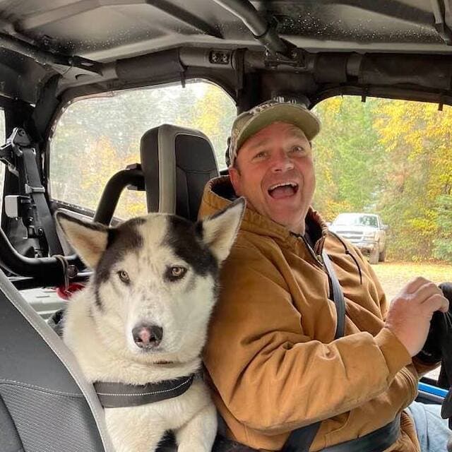 Rich Stilz (Owner) and his dogs